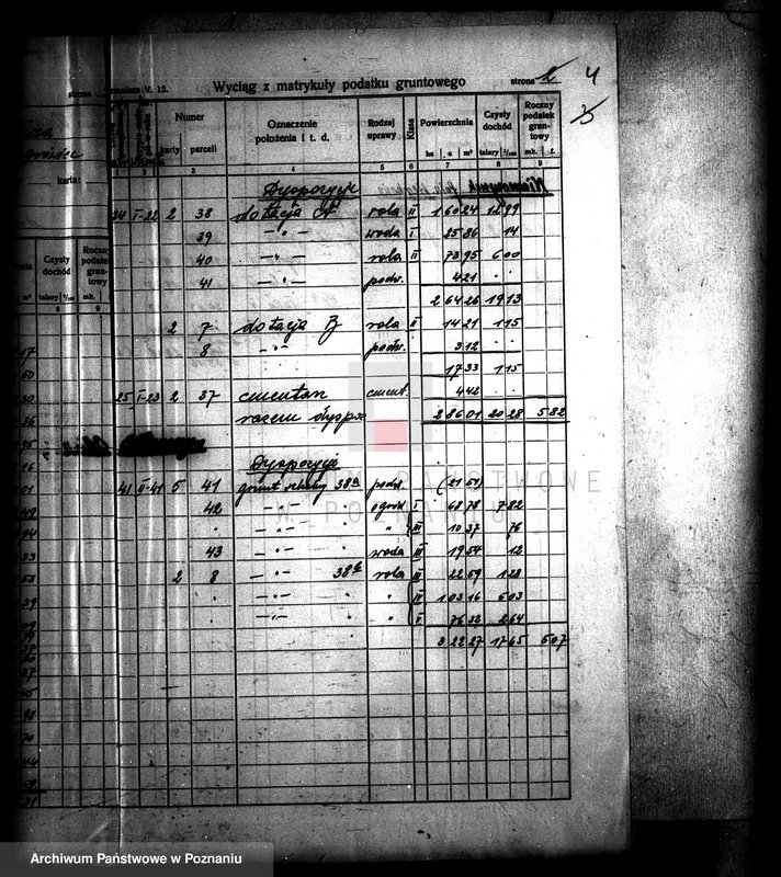 Obraz 9 z jednostki "Przewłaszczenie ziem dotacyjnych Kopanica-Starężynek powiat wągrowieckiego"