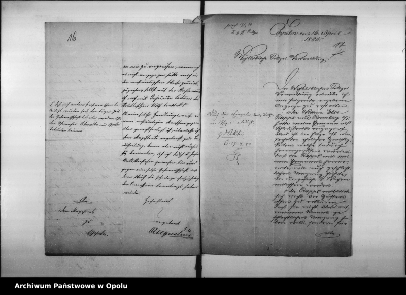 Obraz 18 z jednostki "Acta des Magistrats zu Oppeln betreffend die Schankanlage in dem Hause an der Bolkostrasse Vol. I"