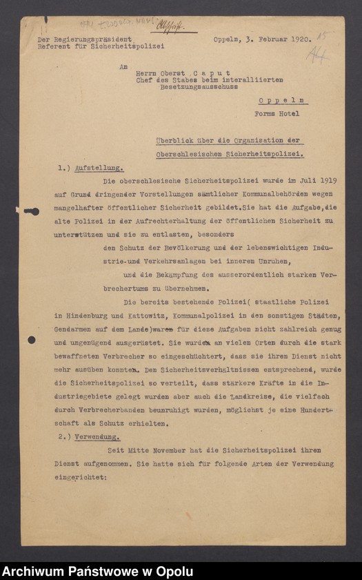 Obraz 17 z jednostki "Instruction pour mise en Etat a Siege d