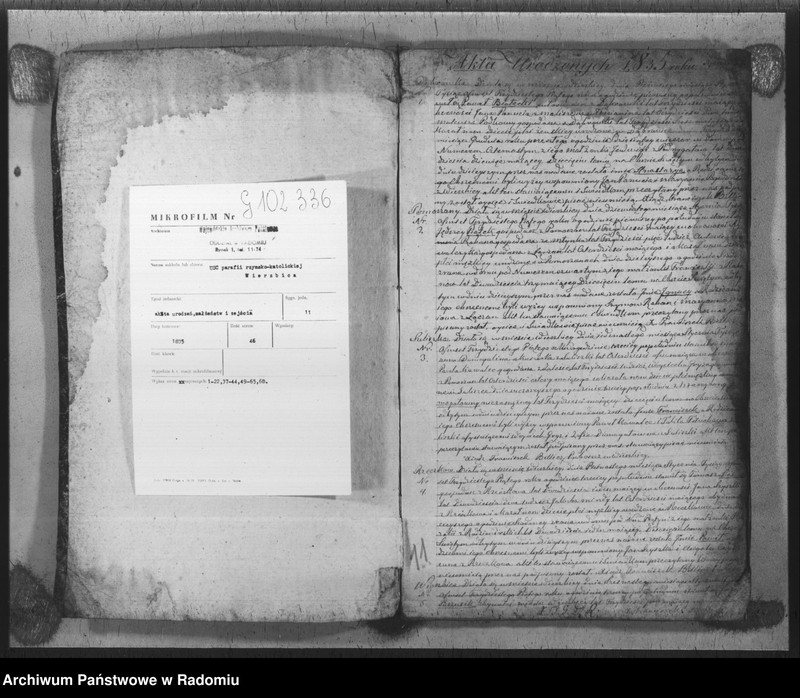 image.from.unit.number "Parafia Wierzbica Duplikat aktów urodzenia, zaślubienia i zeyścia roku 1835"