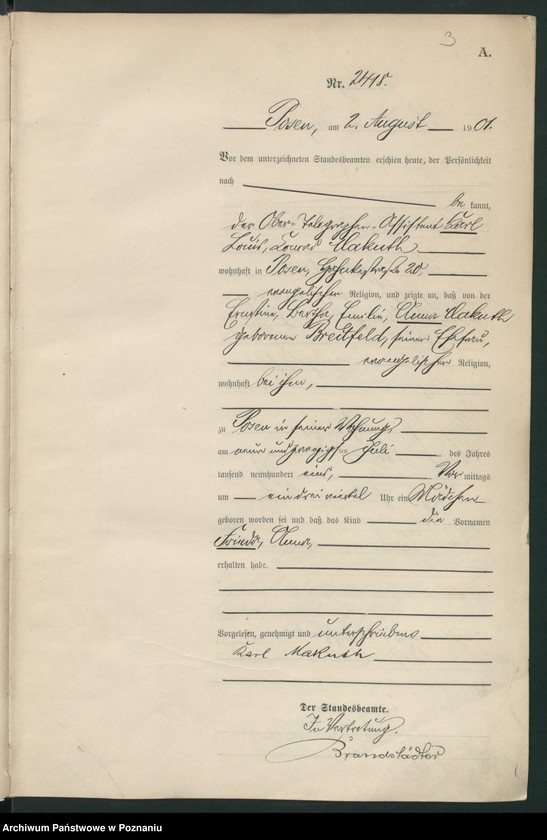 Obraz 6 z jednostki "Księga miejscowa urodzeń t. V"