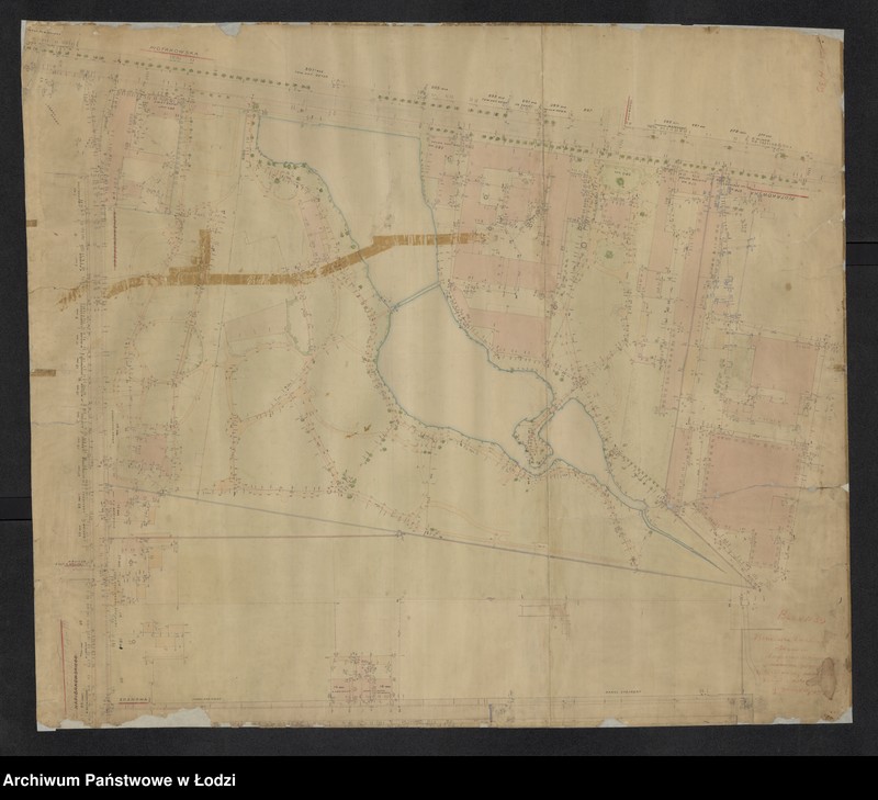 Obraz 2 z jednostki "Łódź. Plan kwartału ulic: Piotrkowska - Zarzewska - Sosnowa - Napiórkowskiego"