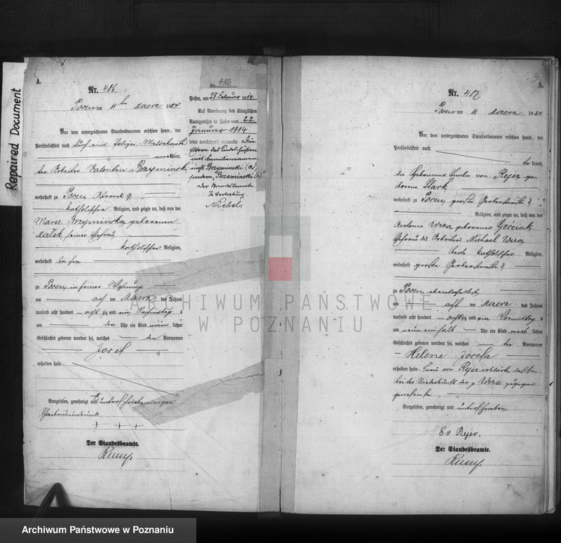 image.from.unit.number "Księga urodzeń t. II"