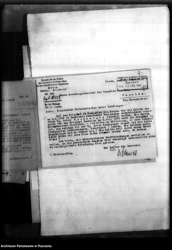 Obraz 11 z jednostki "Arthur Kronberger aus Piaski, Kreis Leslau (Włocławek)"