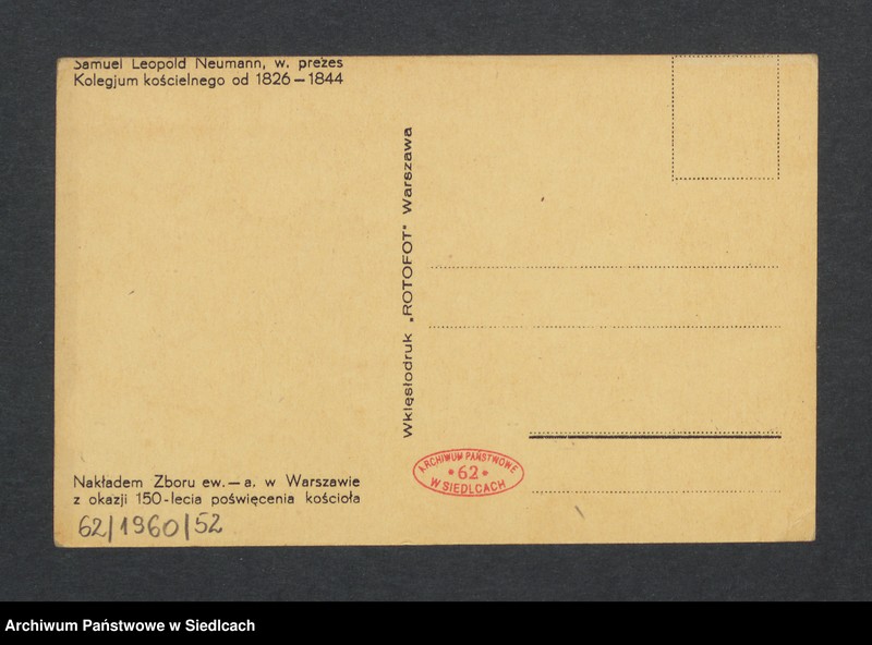 image.from.unit.number "Samuel Leopold Neumann, wiceprezes Kolegium kościelnego od 1826-1844"