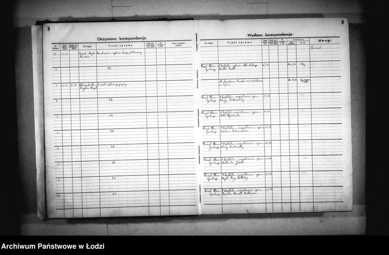 Obraz 6 z jednostki "Dziennik ogólnej korespondencji [przychodzącej i wychodzącej]"