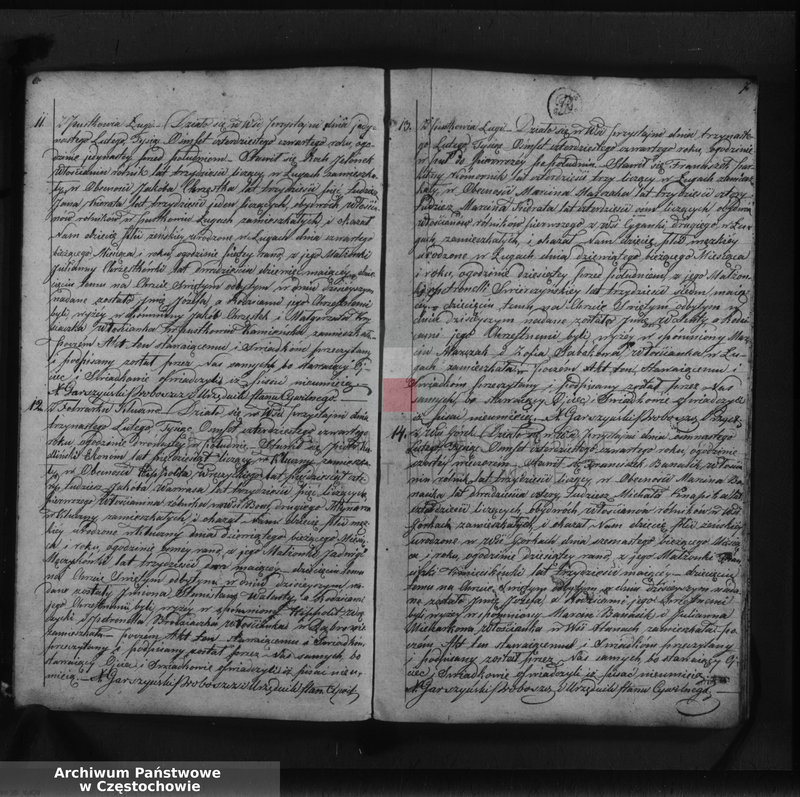 image.from.unit.number "Księga duplikat [akt] urodzonych, zaślubionych i zmarłych Parafii Przystajń z roku 1844"