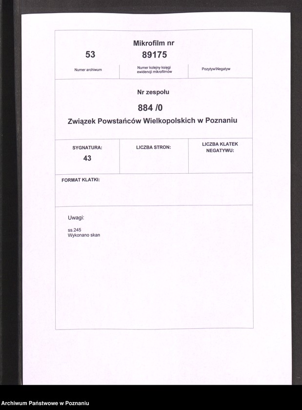 image.from.unit.number "Spis członków Związku Weteranów Powstań Narodowych od 2311 - 3540a."