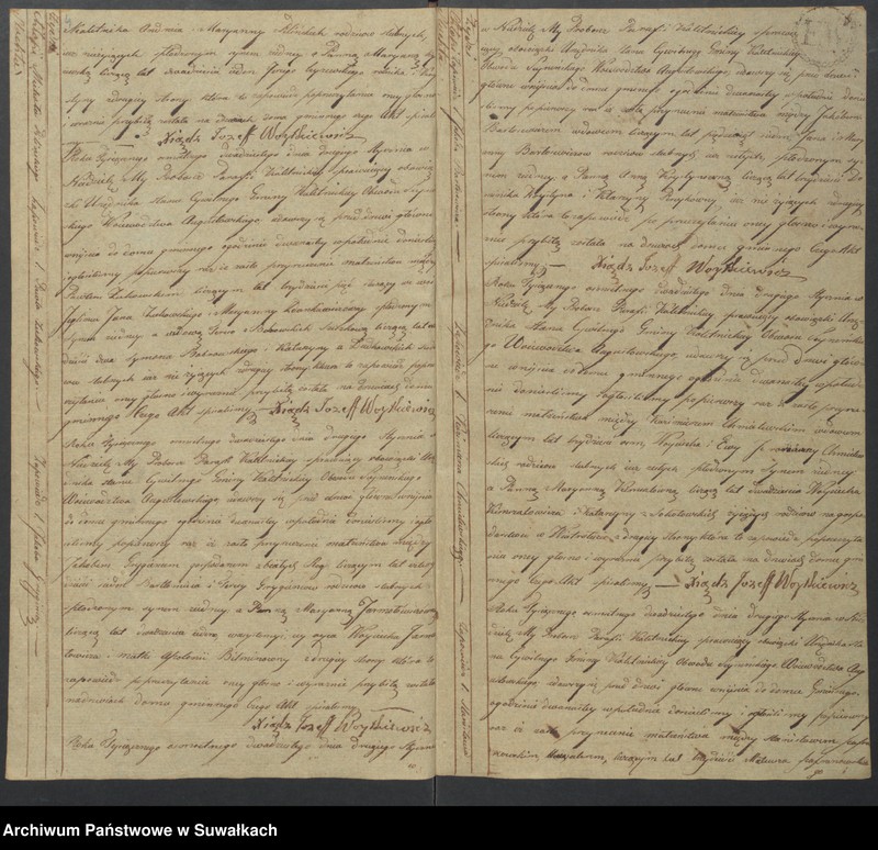 image.from.unit.number "Akta Ślubów Urzędnika Stanu Cywilnego Gminy Kaletnickiey, od dnia 1-go Stycznia do dnia ostatniego Grudnia 1820 roku."