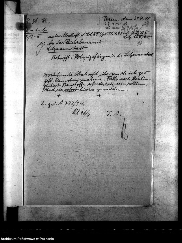 Obraz 19 z jednostki "Polizeigefängnis - Robert- Koch- Strasse, Litzmannstadt (Łódź)"