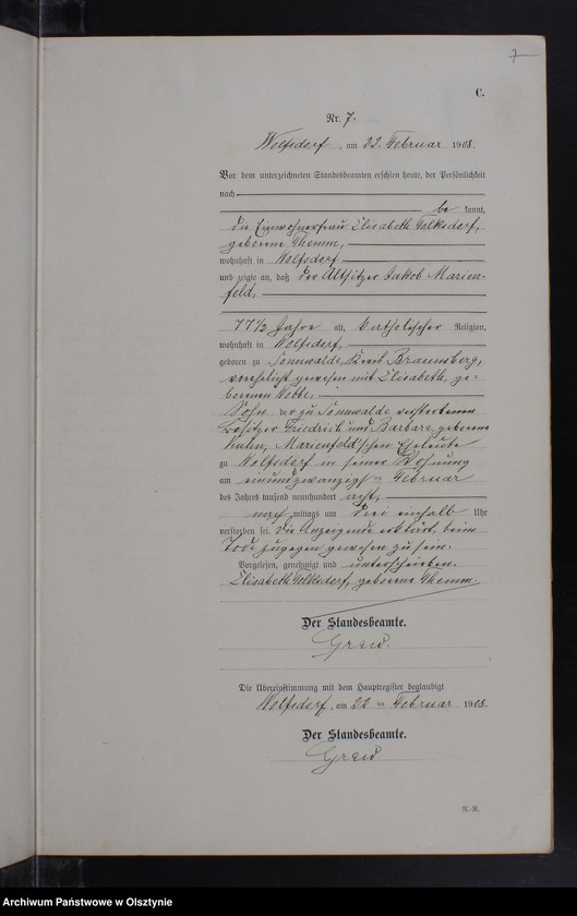 image.from.unit.number "Sterbe-Neben-Register Nr.1-53"