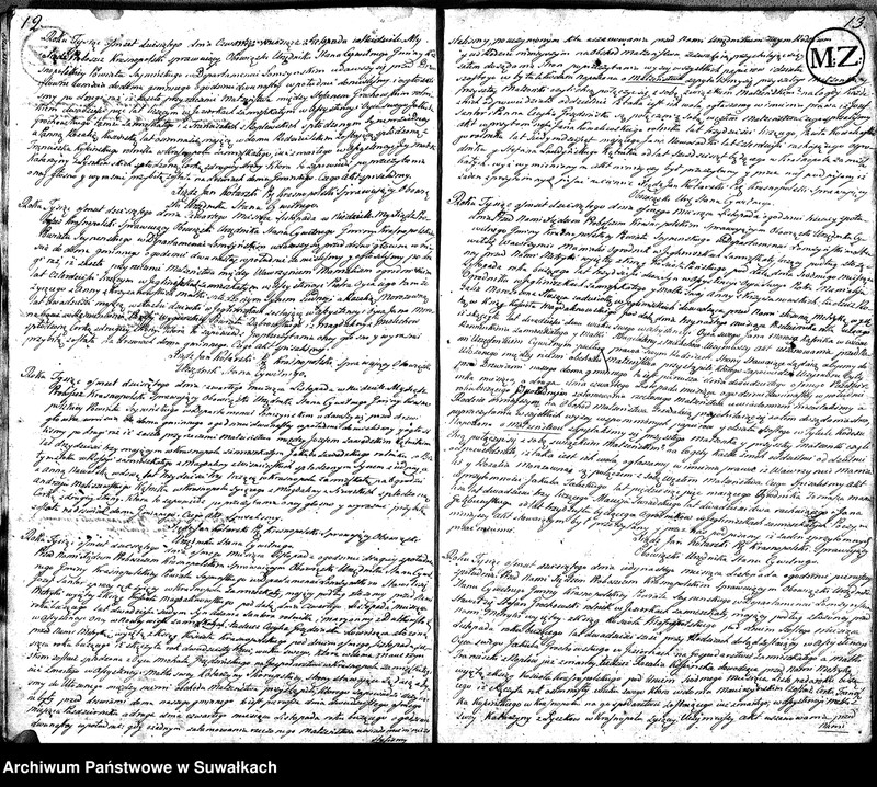 Obraz 10 z jednostki "Akta Cywilne Małżeństwa Gminy Krasnopolskiey od R.1810 1-go Maja do R. 1811 1-go Maja."