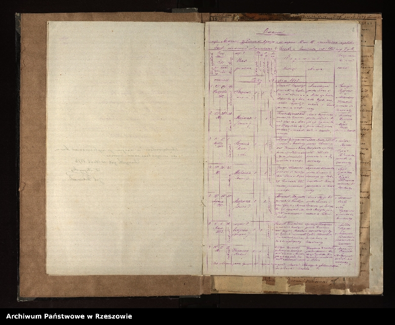 Obraz 9 z jednostki "Księga urodzeń, małżeństw i zgonów z miejscowości Hoszów, Rabe ad Ustrzyki, Zadwórze, Hoszowczyk"
