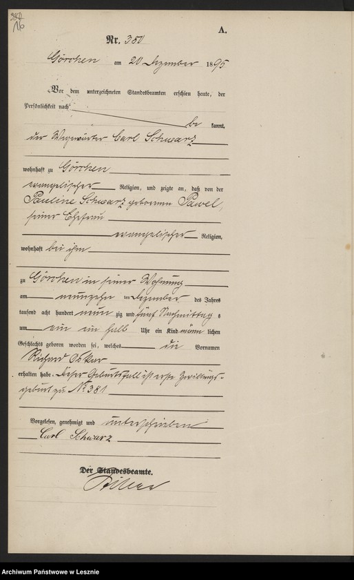 Obraz 19 z jednostki "[Księga urodzeń]"