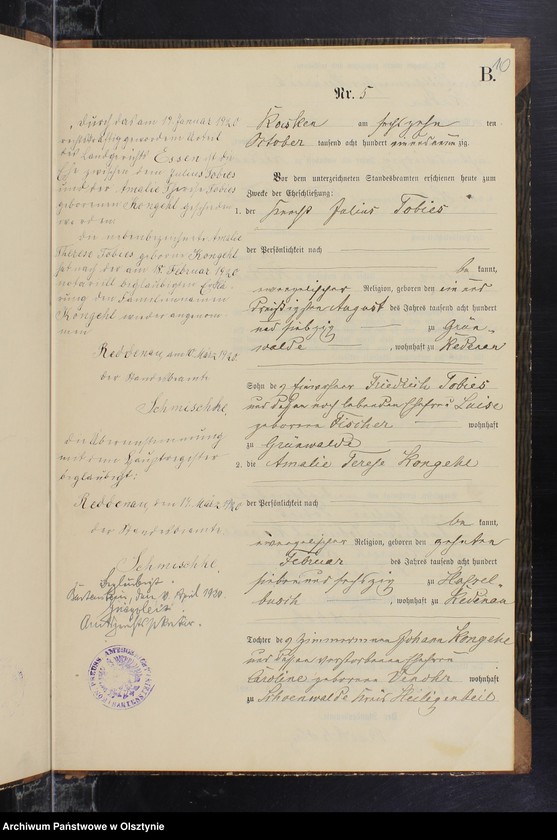 image.from.unit.number "Heiraths-Neben-Register Nr 1 - 7"