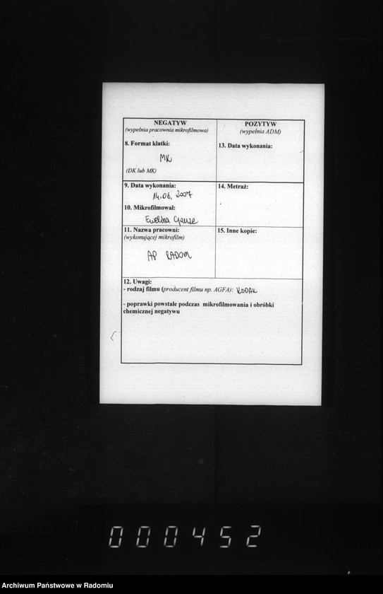 image.from.unit.number "Dublikat aktov graždanskago sostoâniâ ob urodivših, brakosočetavšihsâ i umerših v prihoda Glovačev za 1895 god"