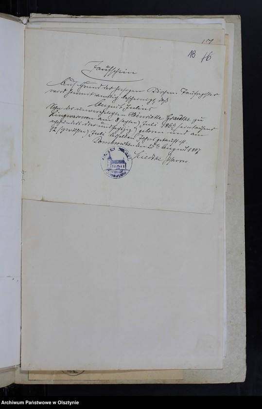 image.from.unit.number "Sammelakten zum Heiraths Register"