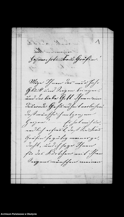 image.from.unit.number "/Agnes, Auguste, Clara, Ella, M. Pelet, Ella v. Stein, M. Pelet u. v. Wuthenow an Anna Gfin Lehndorff geb. Hahn/"