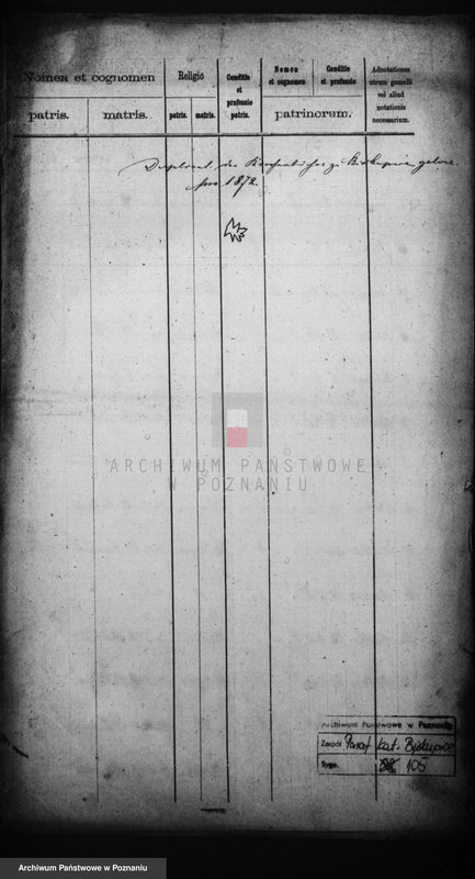 Obraz 2 z jednostki "Liber duplicatus baptisatorum"