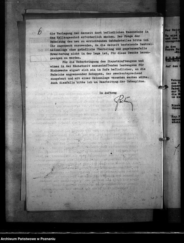 Obraz 10 z jednostki "Bauliche Massnahmen im Gebäude der Eichverwaltung in Posen"