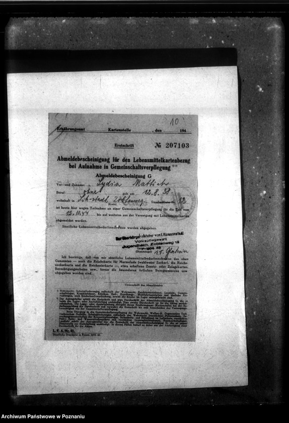 Obraz 14 z jednostki "[Akta personalne wychowanki Lydii Mattich, ur. 12 VIII 1838]."