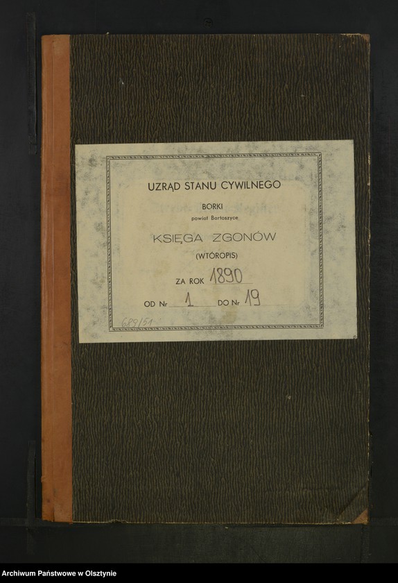 image.from.unit.number "Sterbe-Neben-Register Nr 1 - 19"