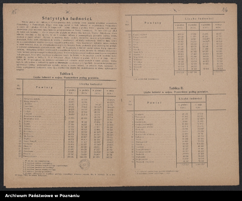 Obraz 11 z jednostki "[Biuletyny statystyczne Wydziału Statystycznego Ministerstwa byłej Dzielnicy Pruskiej - stan ziemiopłodów w kwietniu, maju i lipcu 1920 roku oraz ceny maksymalne na artykuły żywnościowe]"