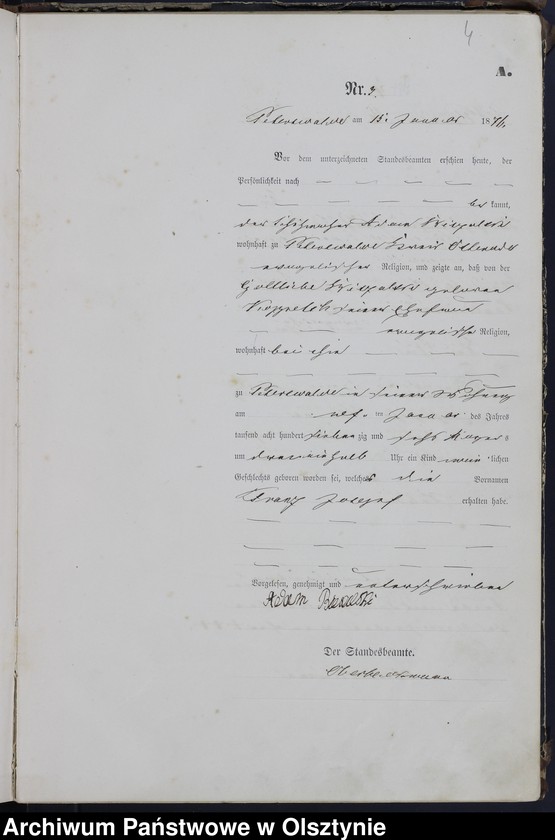 image.from.unit.number "Geburts-Hanupt-Register Nr 1 - 160"