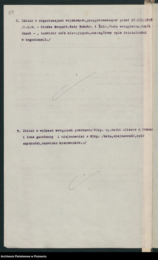 image.from.unit.number "Wnioski o odznaczenia krzyżem i medalem niepodległości."