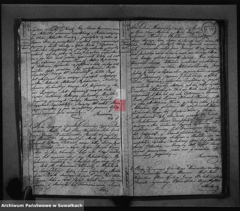 Obraz 5 z jednostki "Akta Zaślubionych Urzędnika Stanu Cywilnego Gminy Bakałarzewskiey Na Rok 1824-ty"