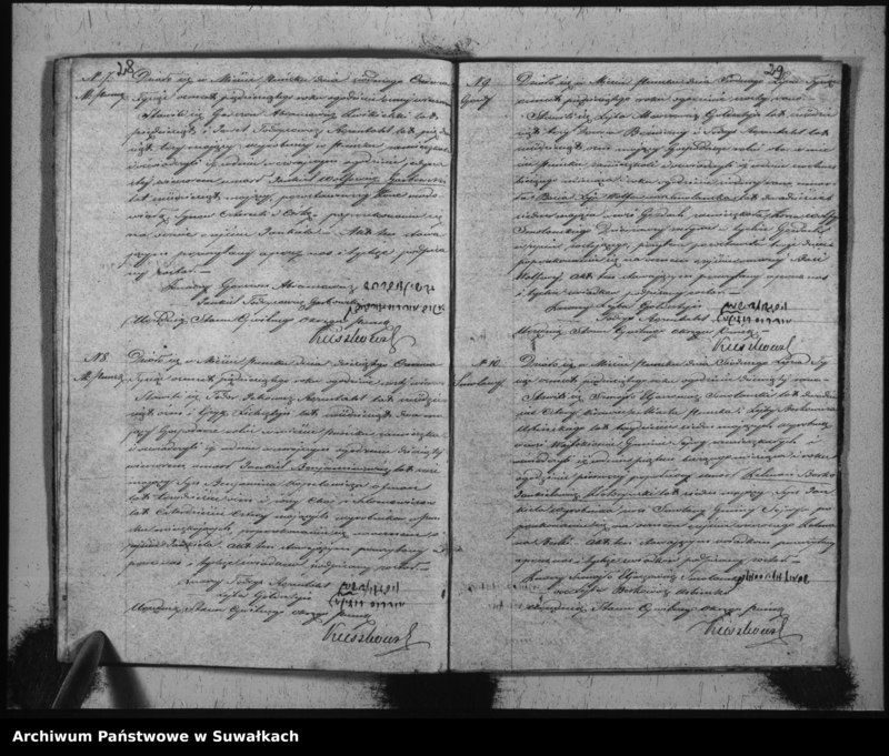 image.from.unit.number "Duplikat Akt Urodzonych, Zaślubionych i Umarłych Urzędnika Stanu Cywilnego Okręgu Puńsk z r.1850."