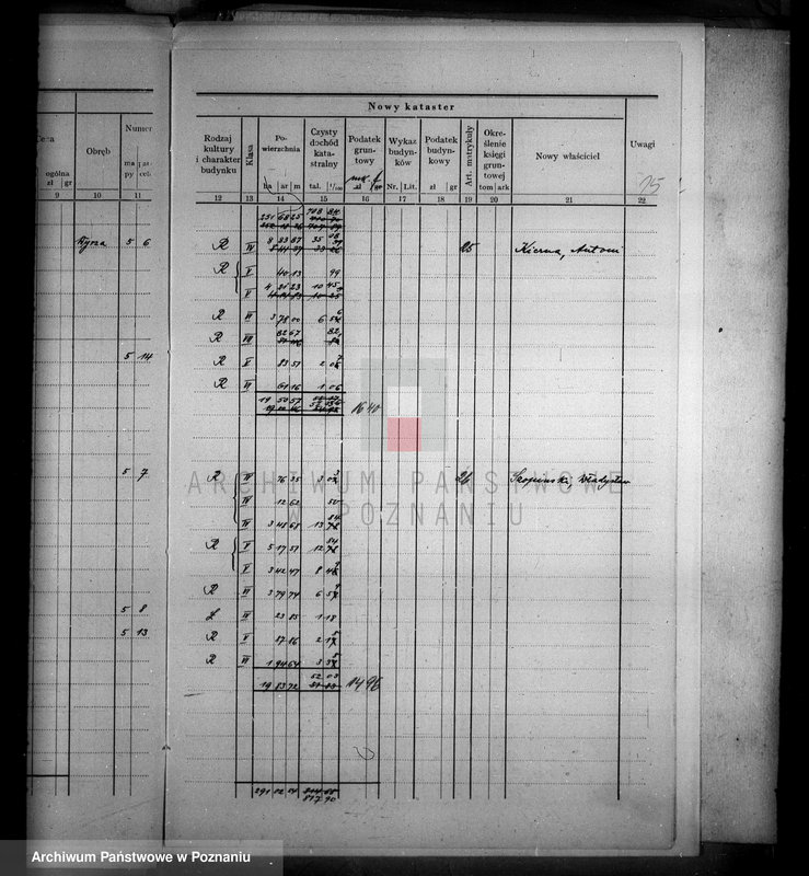 Obraz 19 z jednostki "Ostateczny rejestr pomiarowy majątku Wyrza powiatu wyrzyskiego"