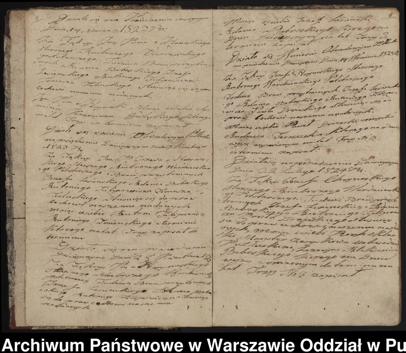 image.from.unit.number "Książka Urzędu Starszych Profesyi Kowalskiej /dopisywanie uczniów, umowy o naukę/"