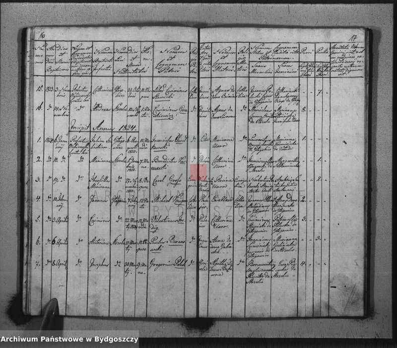 image.from.unit.number "Duplicate der Kirchen Bücher drer Katholischen Kirche zu Strzelno"