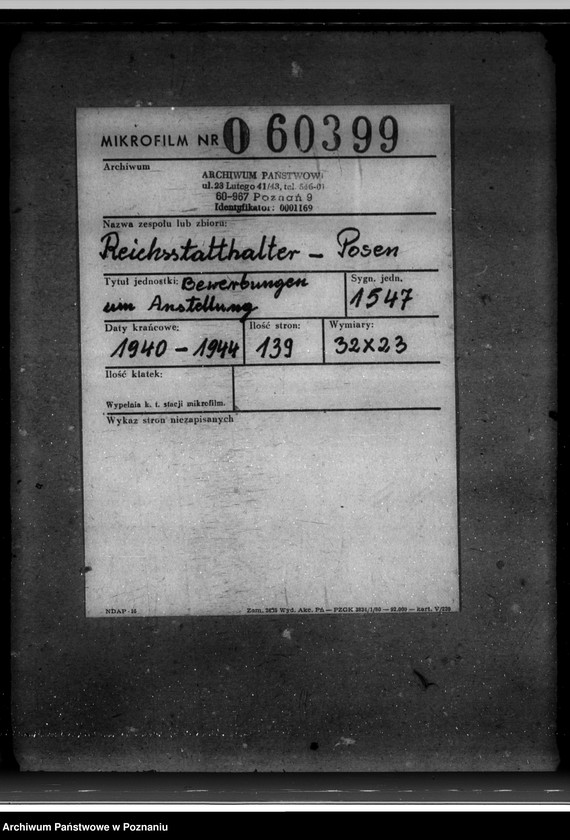 Obraz 2 z jednostki "Bewerbungen um Anstellung"