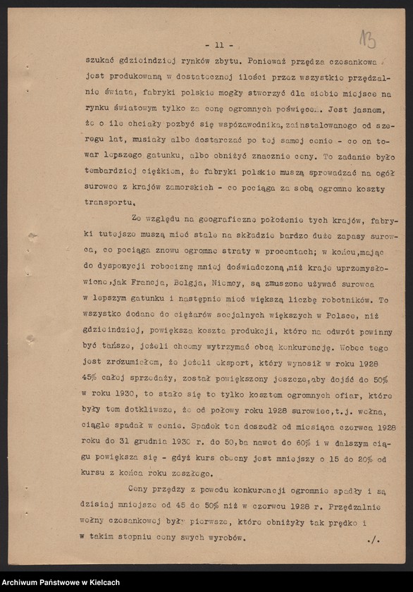 image.from.unit.number "[Stan przemysłu w okręgu częstochowskim Referat Towarzystwa Przemysłowców Okręgu Częstochowskiego z dn. 2.II.1931 r.]"