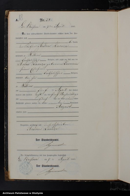 image.from.unit.number "Geburts-Neben-Register Nr 21 - 129"