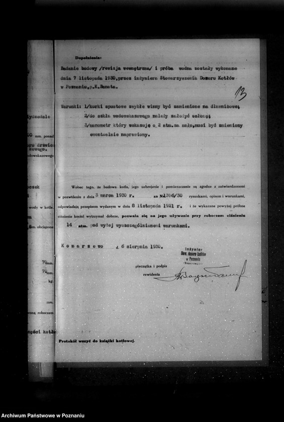 Obraz 18 z jednostki "Majętność Konarzewo powiat poznański nr woj. kotła 6420"