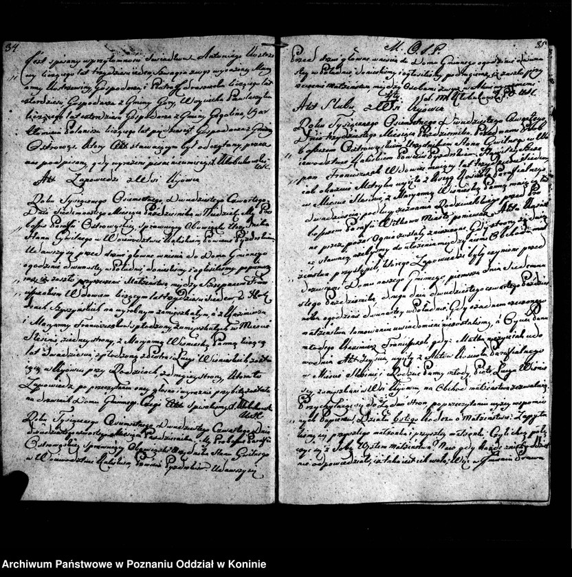 Obraz 20 z jednostki "Księga urodzonych, zmarłych, zaślubionych"
