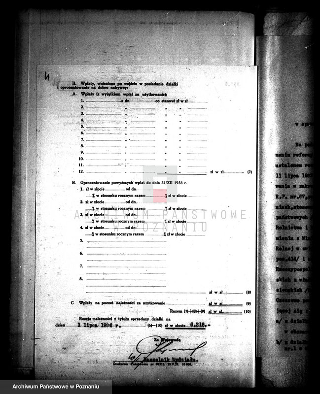 Obraz 11 z jednostki "Przewłaszczenie ziem dotacyjnych Panigródz powiat wągrowieckiego"