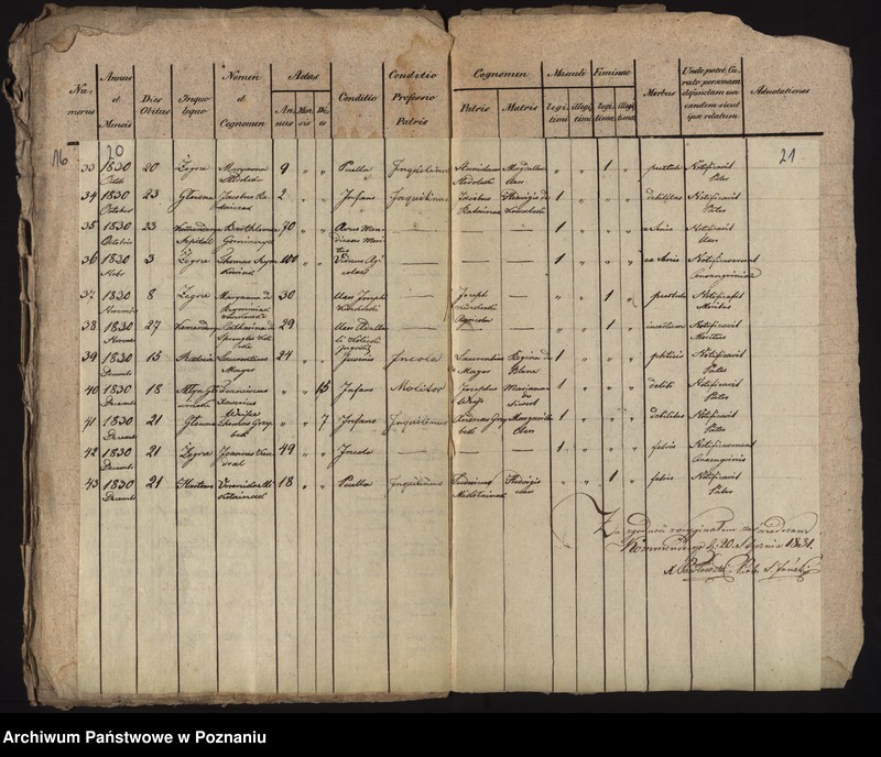 Obraz 14 z jednostki "Księga urodzeń, małżeństw i zgonów"