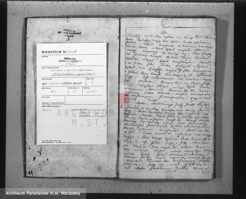 image.from.unit.number "Akta urodzeń, małżeństw i zgonów"