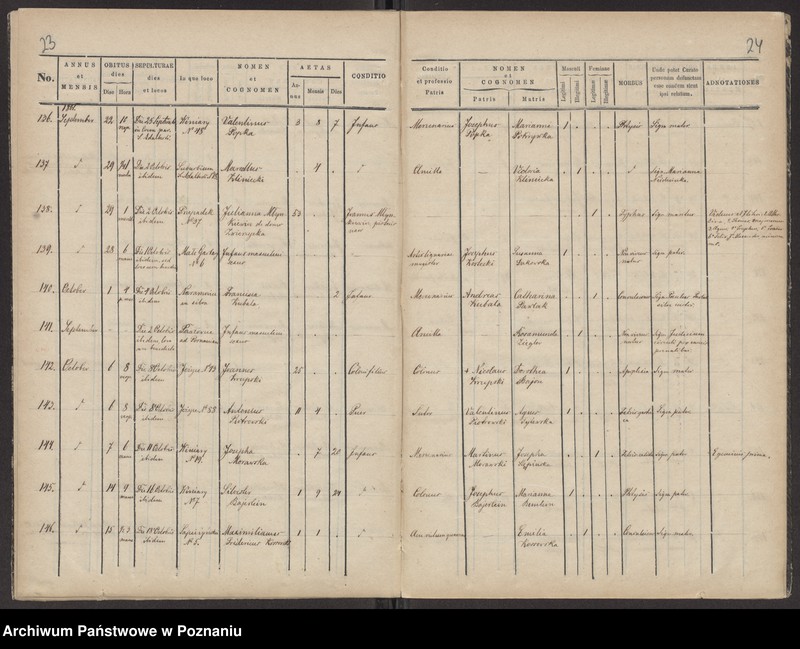 Obraz 14 z jednostki "Księga zgonów"