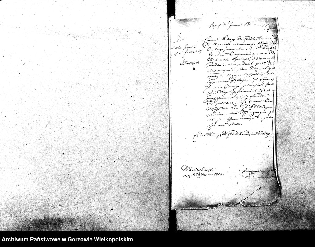 image.from.unit.number "Duplikate der Kirchenbücher von der Parochie Genninsch Warthebruch: Spiegel, Blumenthal, Bergenhorst, Haferwiese, Genninsch Warthebruch, Johanneshof, Ludwigsthal"