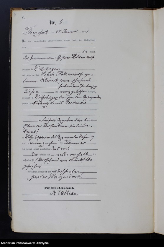 image.from.unit.number "Sterbe-Haupt-Register Nr 1 - 85"