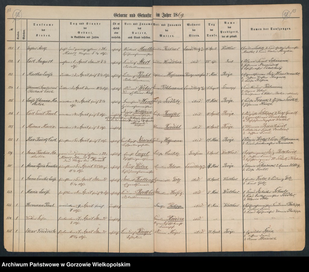 image.from.unit.number "Duplikate der Hauptkirche zu Landsberg an der Warthe (zawiera także księgę zgonów Konko5rdien, reformirte und Militair Kirchen Gemeinde z 1869 r.)"