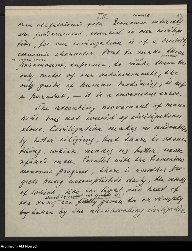 image.from.unit.number "Przemówienie do profesorów i studentów Stanford University w Kalifornii; listy E. C. Robinson