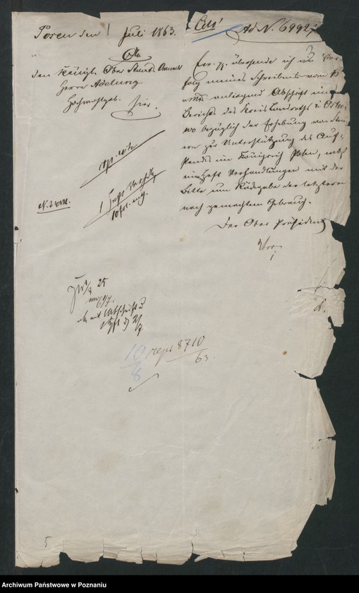 image.from.unit.number "Die Verschwörung unter der polnischen Bevölkerung der Provinz Posen /Poznań/ im Anschluss an die Insurrektion im Königreiche Polen."