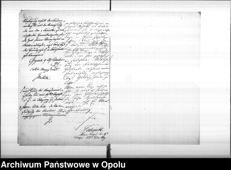 Obraz 10 z jednostki "Acta des Magistrats zu Oppeln betreffend: die Unterstützung der Familien eingezogener Landwehrmänner. de Anno 1848"