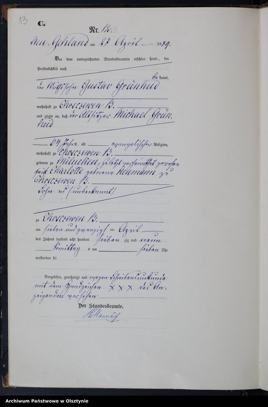 image.from.unit.number "Sterbe-Haupt-Register Nr 1 - 24"